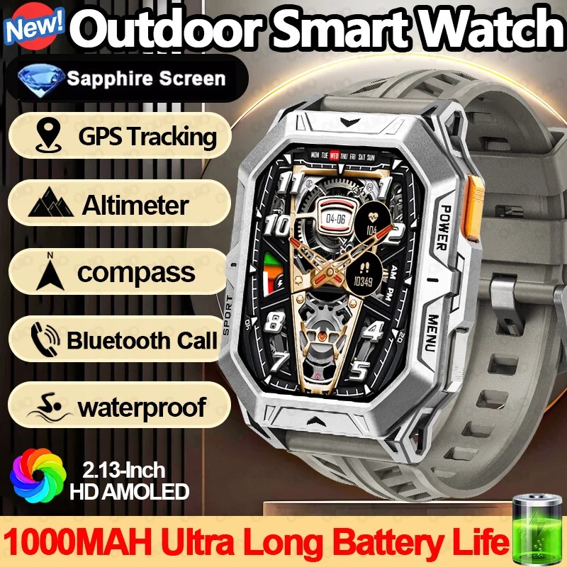 2025 �߿� ����Ʈ��ġ 2.13��ġ HD ȭ�� 1000mAh ���͸� ��ð� ��� �� ���� ���̾� ��� ��ħ�� ������ ��� ����Ʈ��ġ